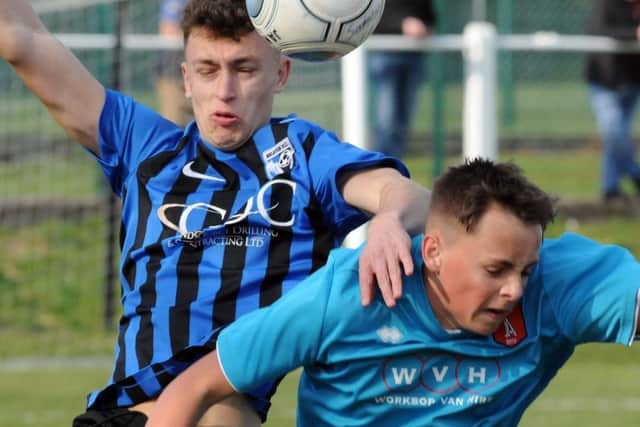 Aerial action from Selston's 3-1 victory over Clipstone on Saturday.