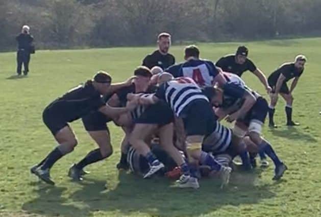 Action from Mansfields defeat at home to Kesteven on Saturday.