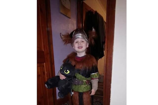 Ethan, aged four goes to Healdswood Nursery and is from Stanton Hill.