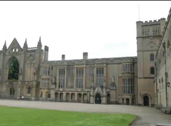 The picturesque grounds are closed to the public