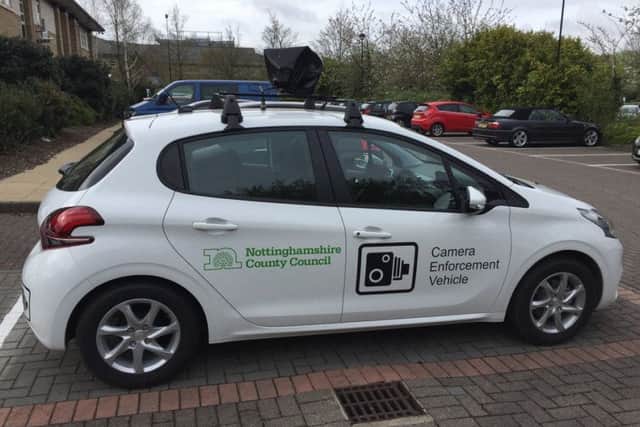 Nottinghamshire County Council has invested in a third CCTV camera car