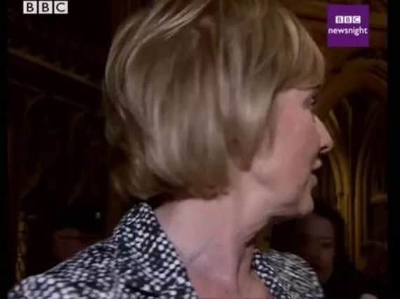 Ms Soubry was taking part in an interview about the result of a series of votes last night