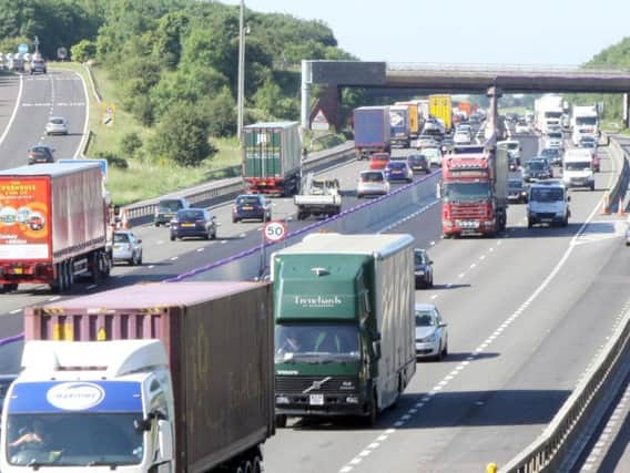 Go-slow protests are expected to take place on major motorways including the M1 this weekend