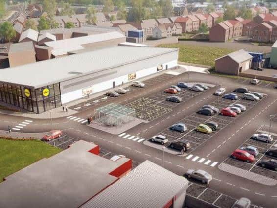 An artist's impression of the site