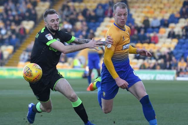 Mansfield's Neal Bishop in action