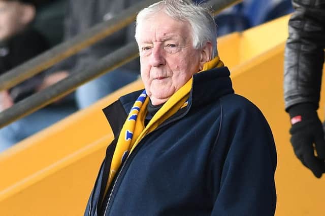 Mansfield Town fans ahead of kick-off.