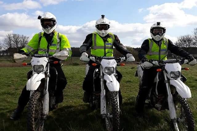 Nottinghamshire police Off Road Team.