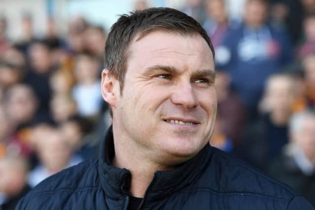 Mansfield's manager David Flitcroft.