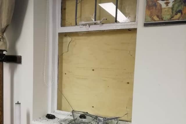 The damage.