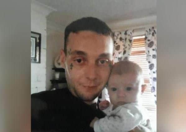 Dean Bird pictured with Eve before her death.