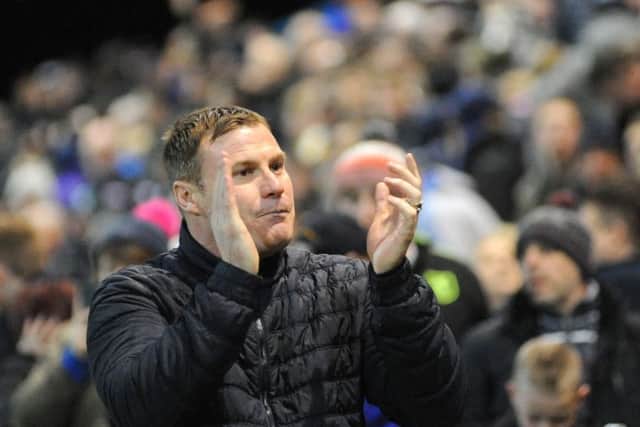 Mansfield Town manager David Flitcroft.