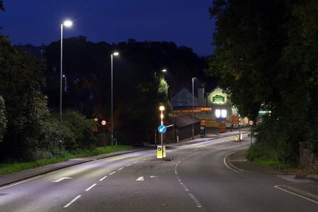 The council has upgraded more than 55,000 street lights across the county