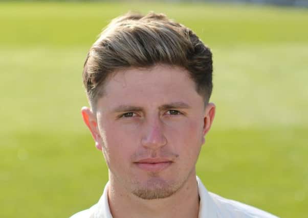 All-rounder Zak Chappell, who is keen to make an impression at Trent Bridge.