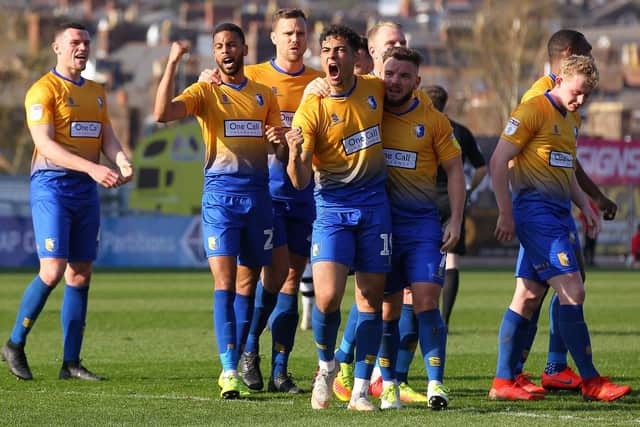 Stags win at Exeter