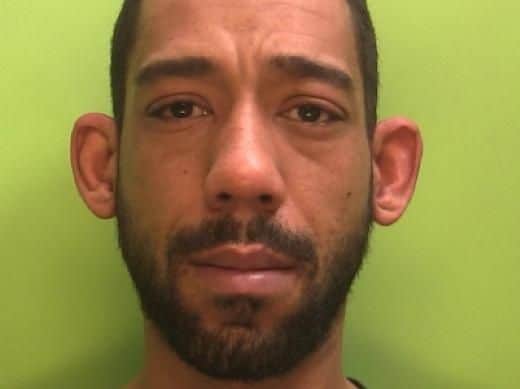 Sherwood, 30, of Radford Road, was jailed for 12 months for  possessing a bladed article in public and affray.