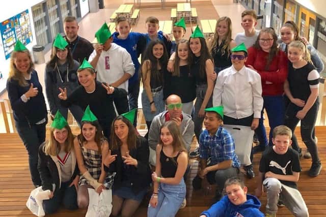 Shirebrook Academy students spent five days hosting a group  of French students from a school in Toulon