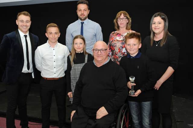Ashfield Community Awards.      
Pupils from the Croft Primary School with staff and Pete Edwards Chair of Active Ashfield Partnership pictured after being presented with the Primary School Change 4 Life award.