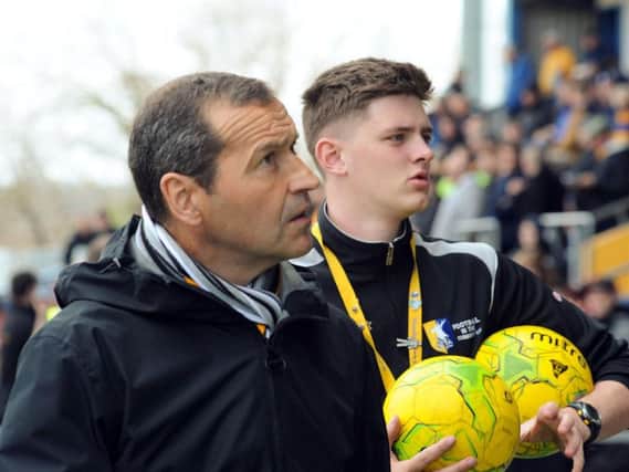 Colin Calderwood returned to Mansfield today with Cambridge
