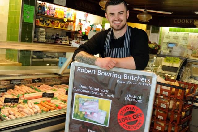 George Bowring is offering a ten percent discount to get Mansfield eating healthier