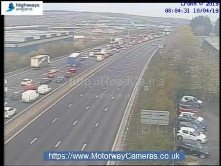 Scene on the M1, Credit: www.MotorwayCameras.co.uk