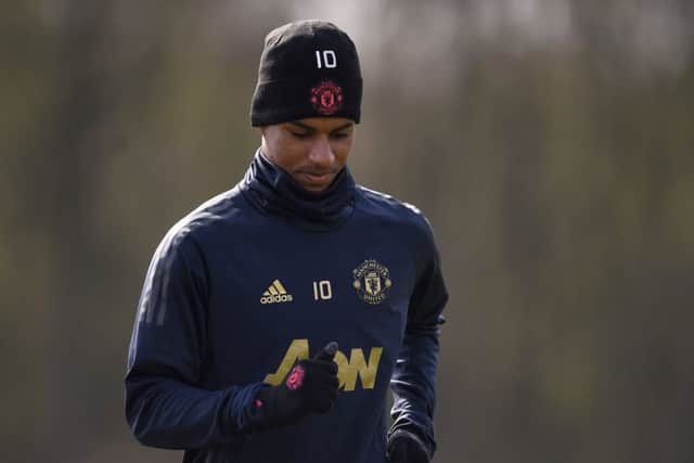 Marcus Rashford is set to sign a new Manchester United deal. (Photo by Nathan Stirk/Getty Images)