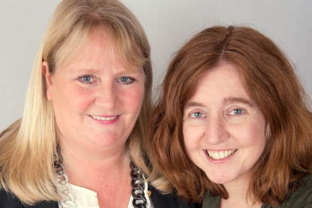 Sarah Murden (left) with her co-author, Joanne Major.