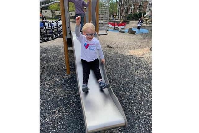 Larsen Roberts at the park.