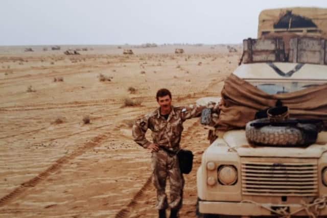 Andrew served in the army between 1988 and 1994.