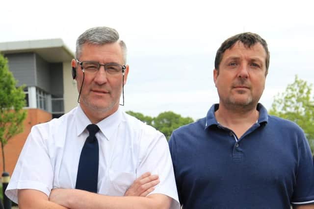 Hackney carriage drivers Chris Riley and Jamie Germain say the new fee cannot be justified.