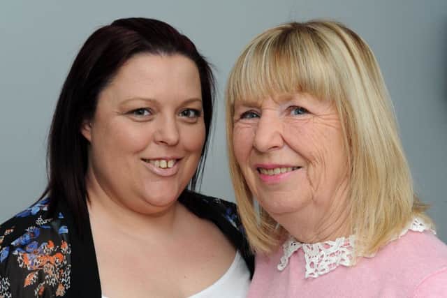 Claire, left, and Sharon Meakin who are hosting a 21st birthday party in memory of Claire's son Liam.