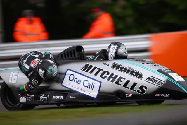 The Birchall brothers in action at Oulton Park.