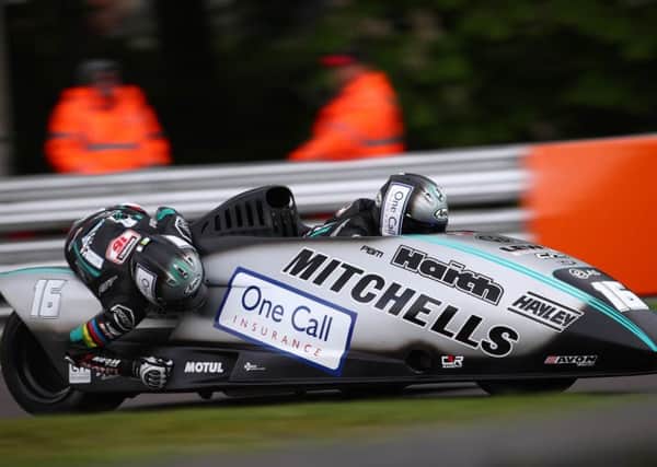 The Birchall brothers in action at Oulton Park.