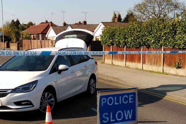 Police sealed off Park Hall Road, at Mansfield Woodhouse, on Friday morning, as part of an on-going murder investigation.