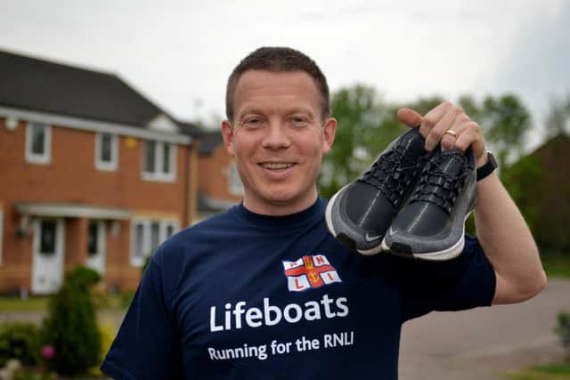 MartinStendall, 41, is set to run 26 miles this Sunday (April 28), in aid of the Royal National Lifeboat Institution.