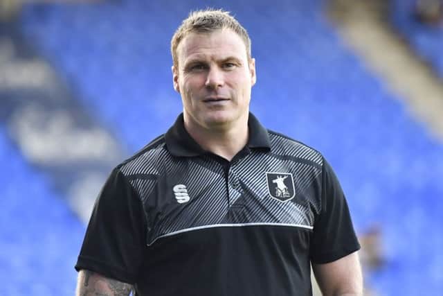 Mansfield Town Manager David Flitcroft
