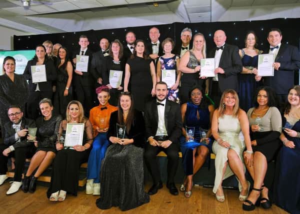 The winners and runners-up of last year's Chad business excellence awards.