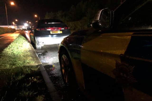 Honda Seized by police