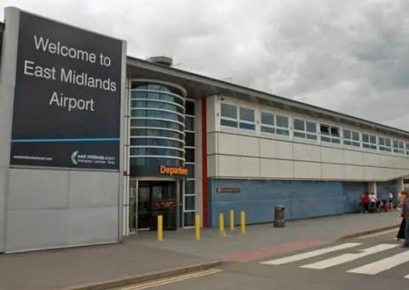 East Midlands Airport.
