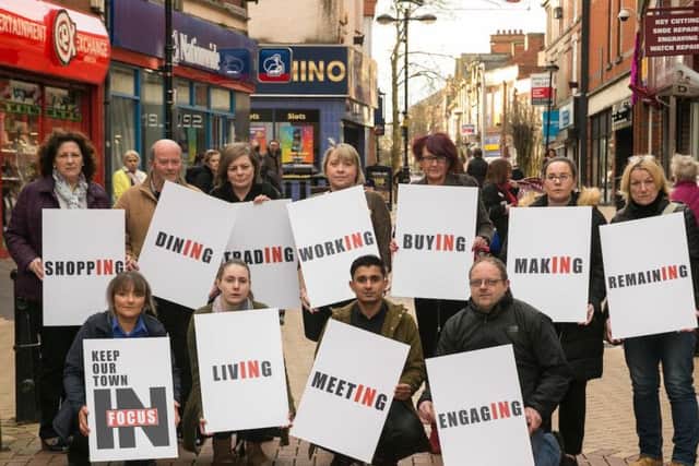 Keeping Our Town In Focus campaigners are fighting to protect Sutton town centre.