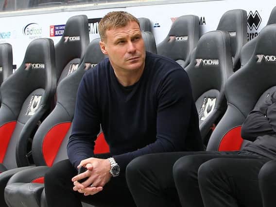 David Flitcroft was left hurt by the defeat.