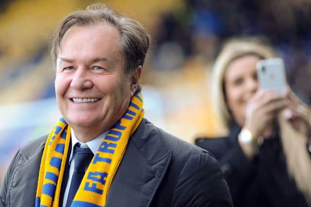 Mansfield Town chairman John Radford.
PHOTO: Anne Shelley