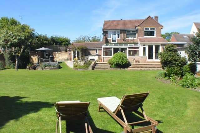 The rear garden