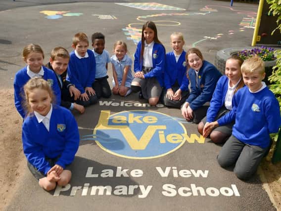Lake View Primary School, Rainworth are celebrating a recent Good Ofsted result, pictured are children of the school council