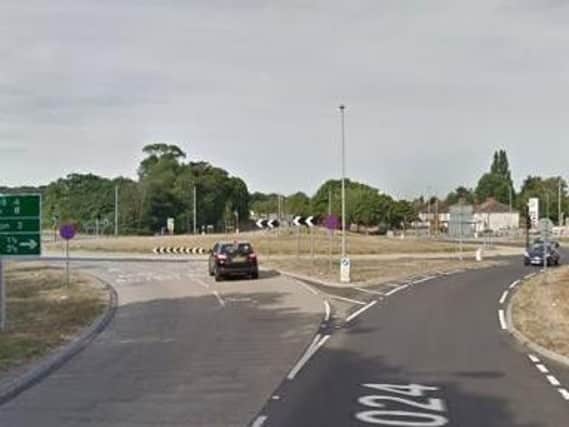 The St Anne's roundabout in Worksop