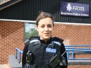 PC Laura Sunderland.