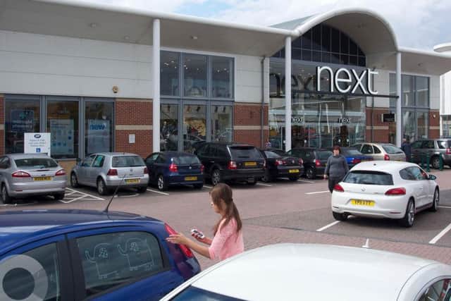 NEXT, on St Peters Retail Park.