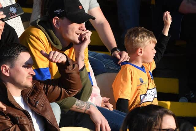 Stags fans before the game.