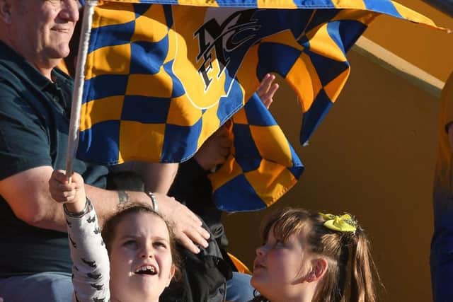 Stags fans before the game.