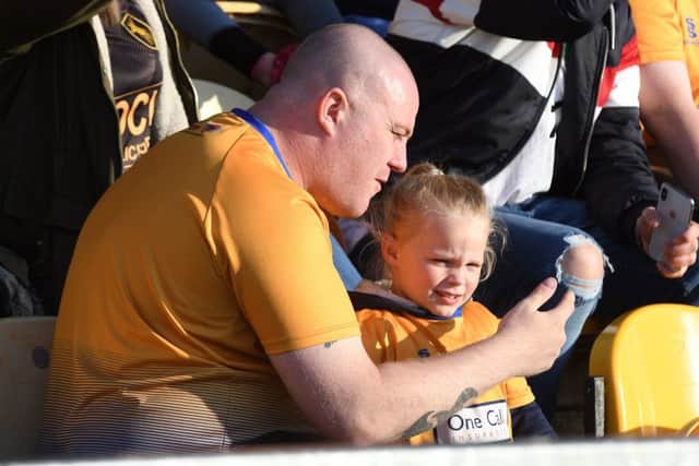 Stags fans before the game.