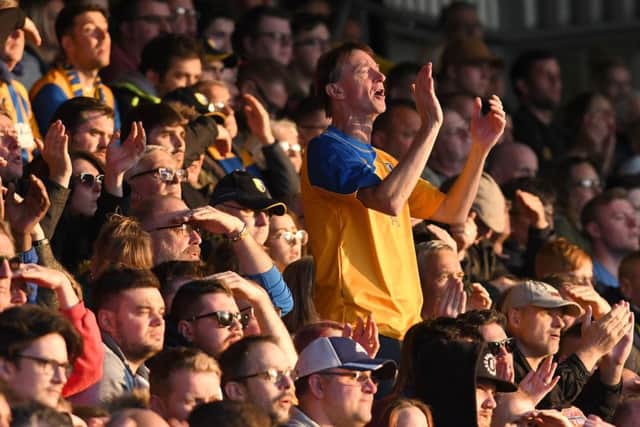 Stags fans before the game.